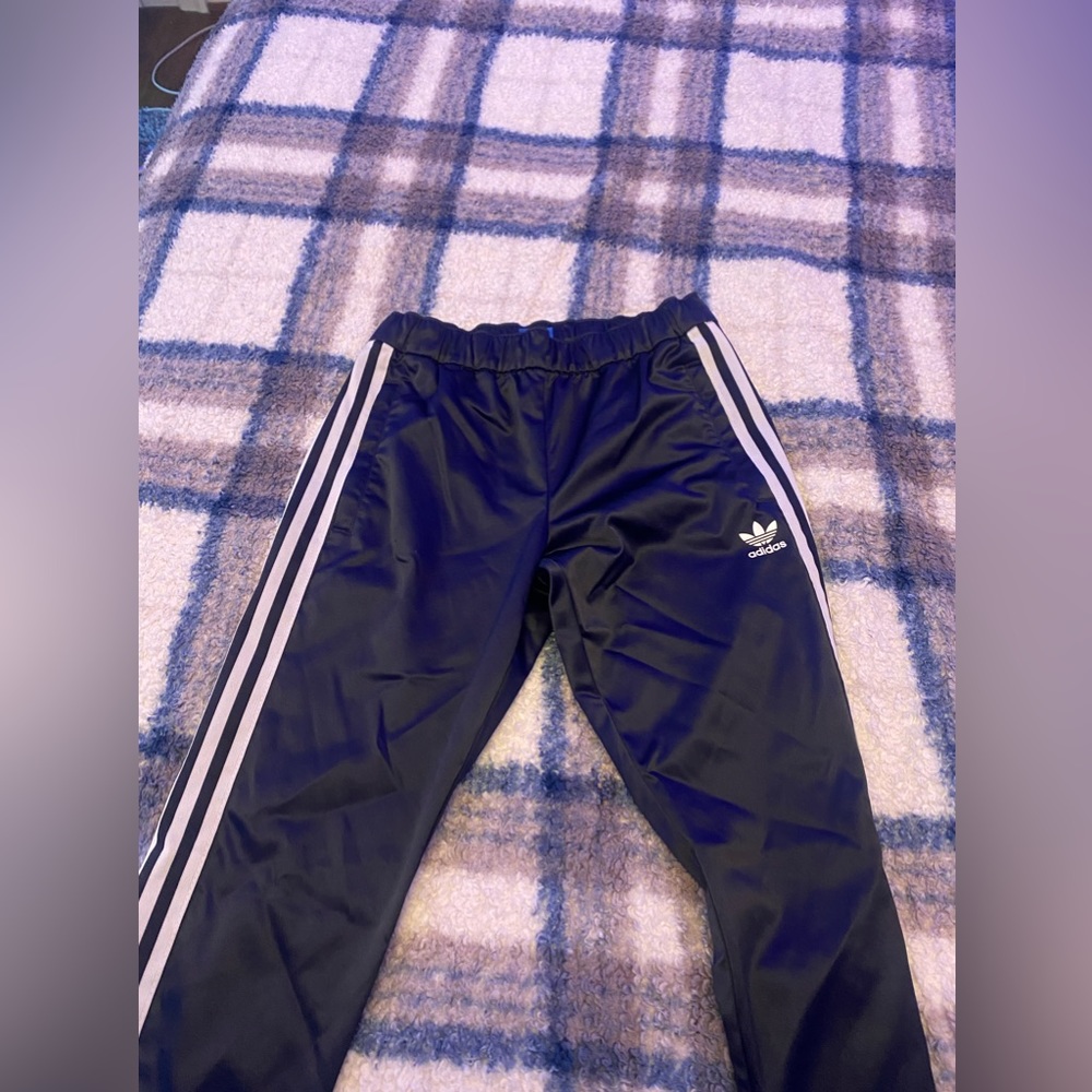 silk adidas running pants!!